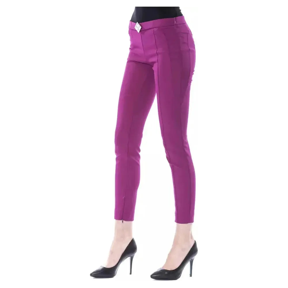 BYBLOS Purple Polyester Pant