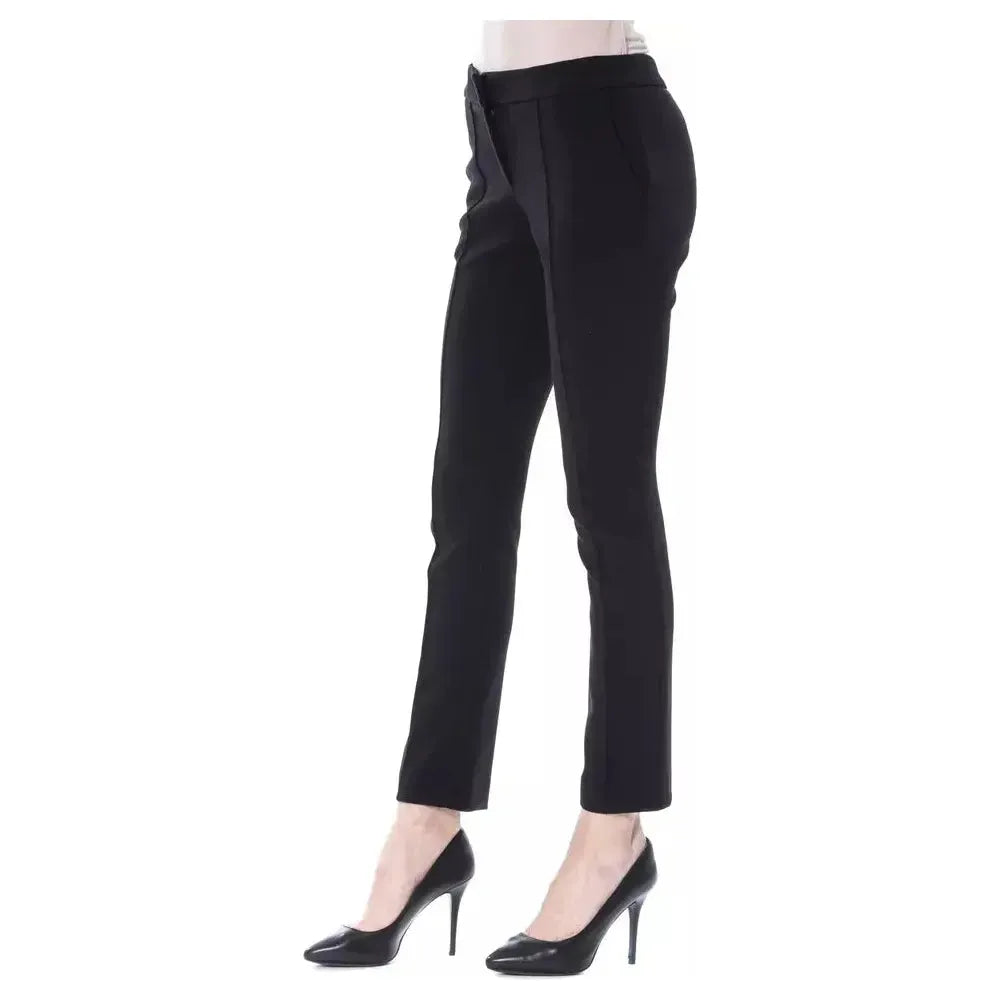 BYBLOS Black Polyester Pant