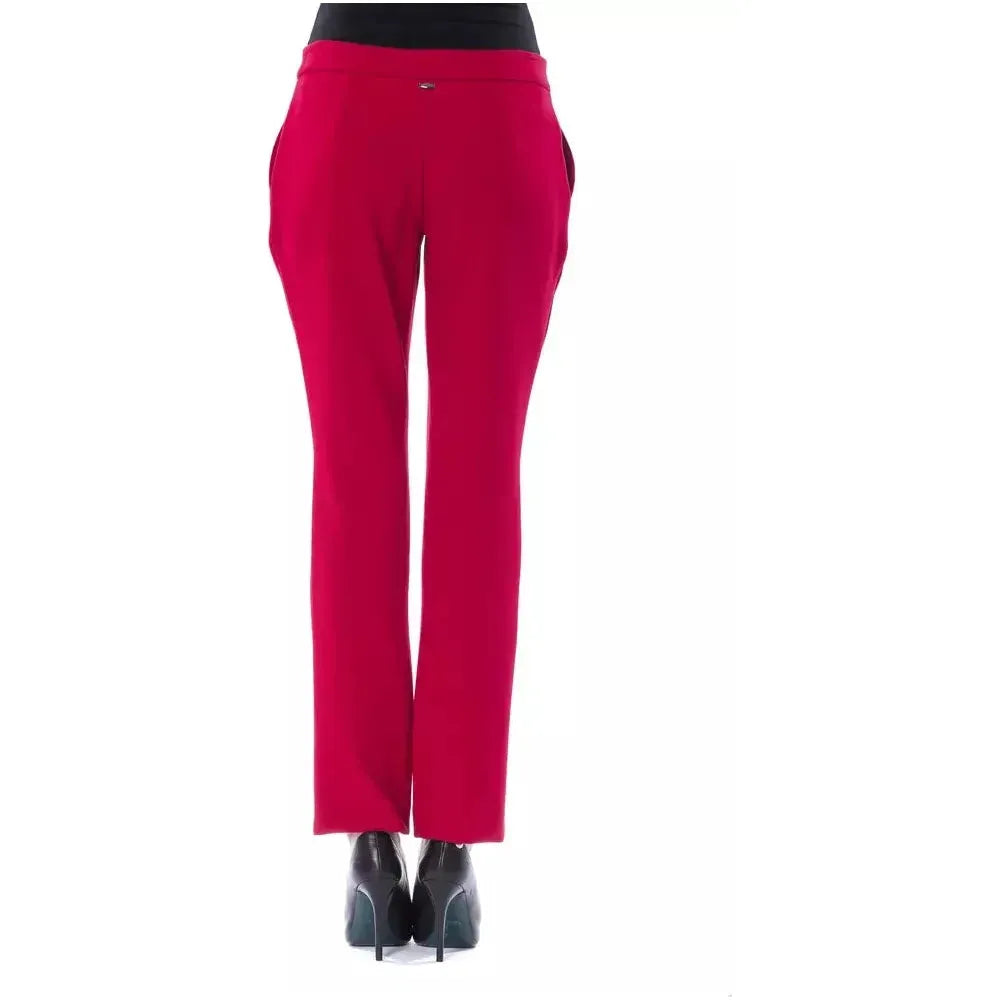 BYBLOS Fuchsia Polyester Pant