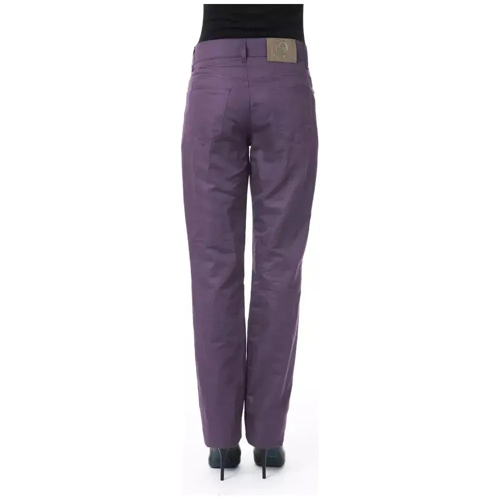 BYBLOS Purple Cotton Pant