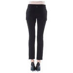 BYBLOS Black Marabou Women Pants BY-17643-IT40|S