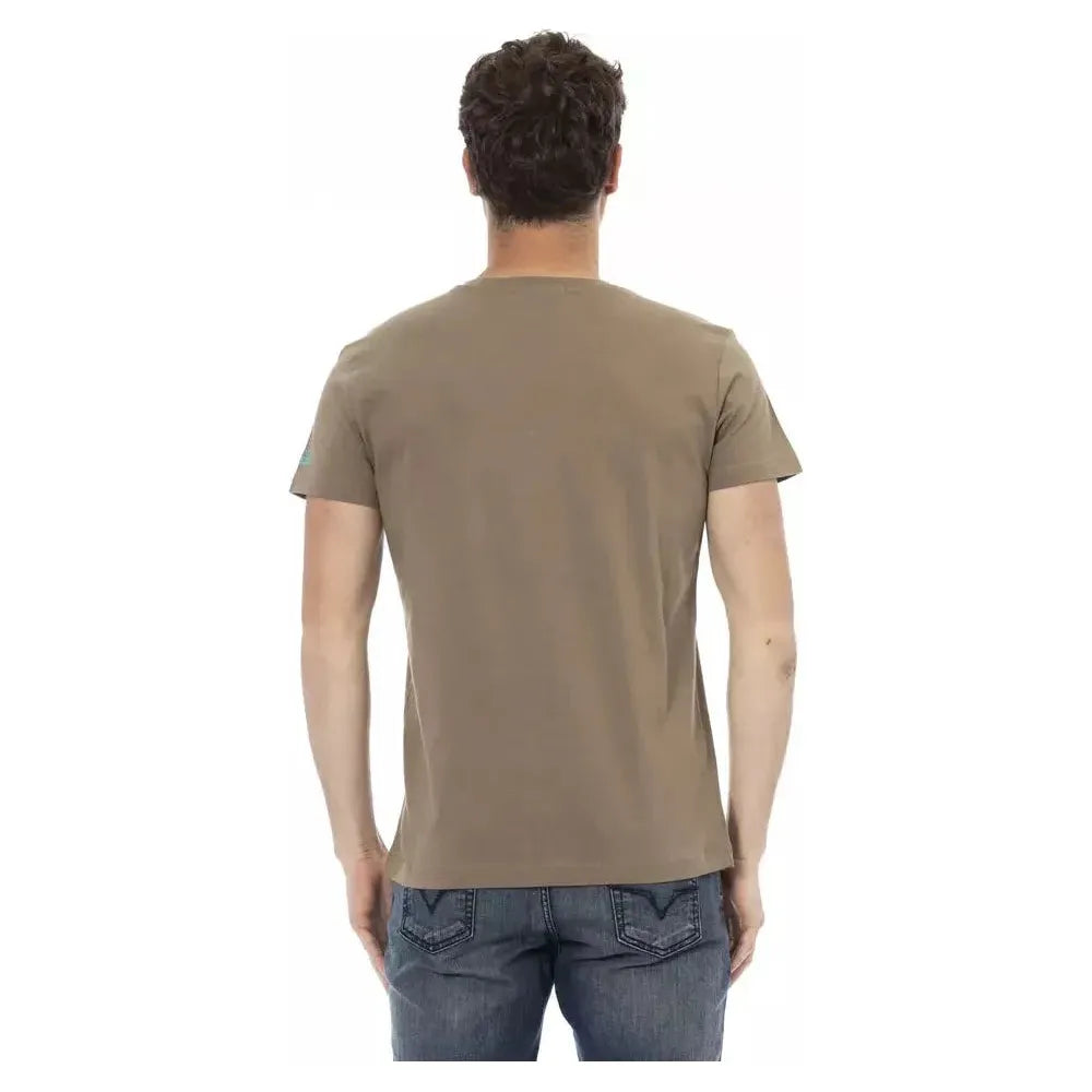 Trussardi Action Brown Cotton T-Shirt