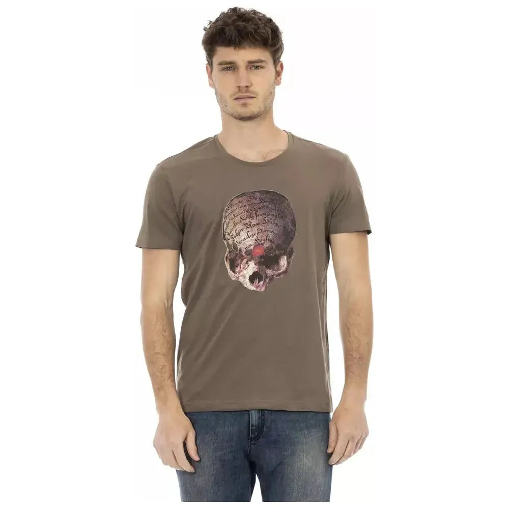 Trussardi Action Brown Cotton T-Shirt