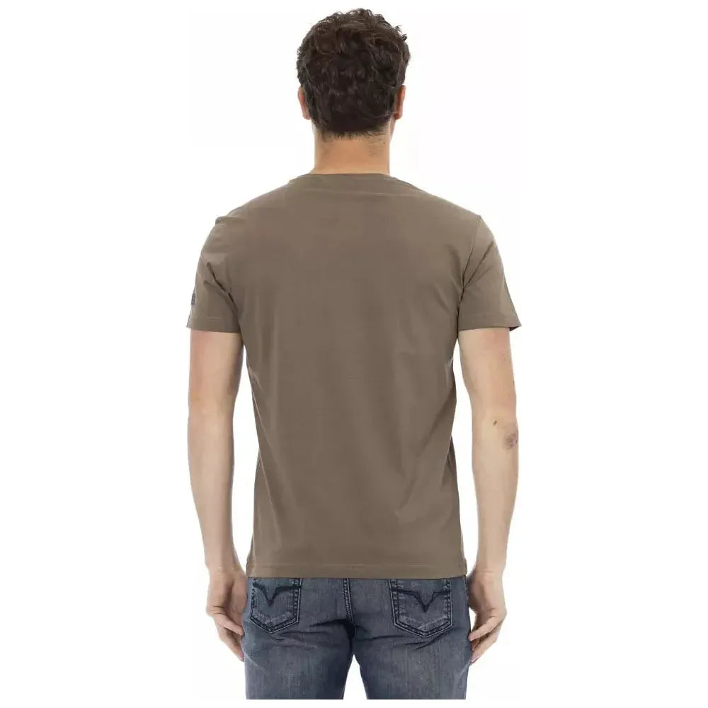 Trussardi Action Brown Cotton T-Shirt