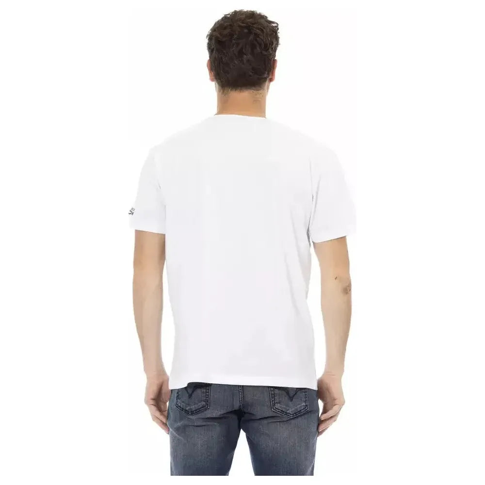 Trussardi Action White Cotton T-Shirt