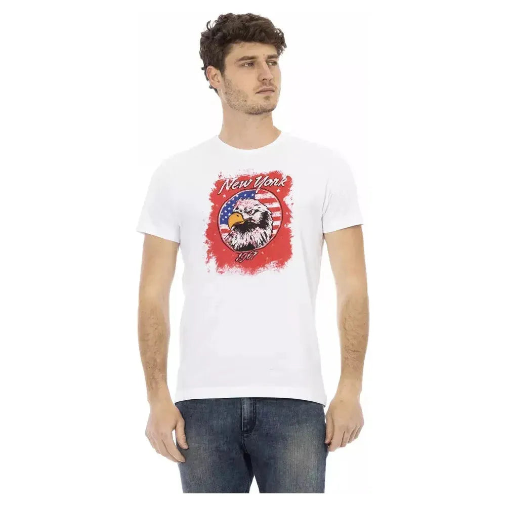 Trussardi Action White Cotton T-Shirt