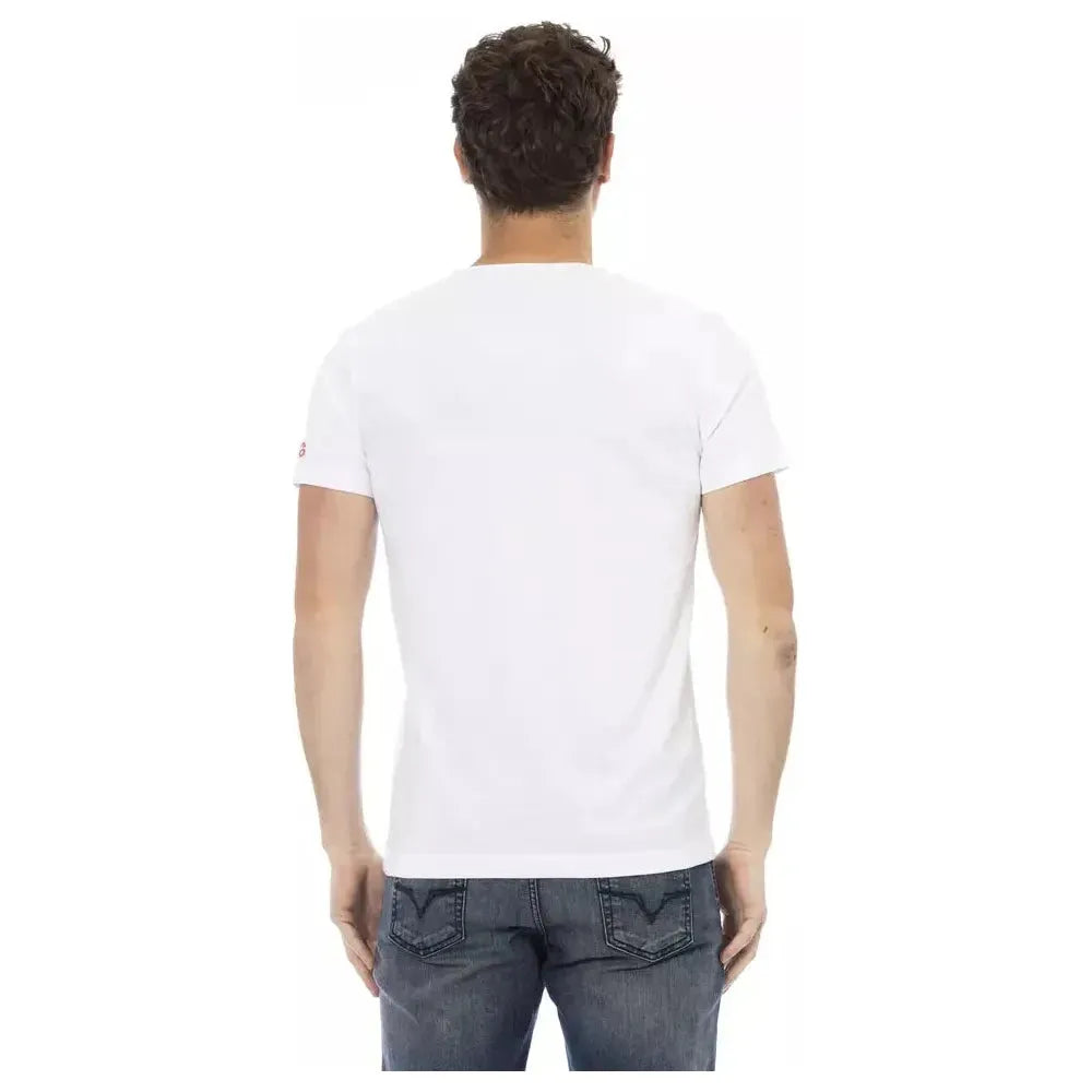 Trussardi Action White Cotton T-Shirt