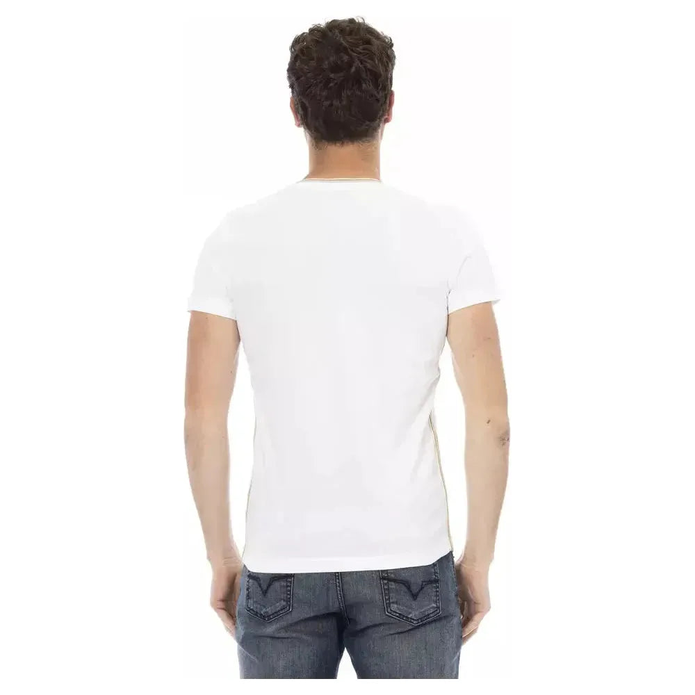 Trussardi Action White Cotton T-Shirt