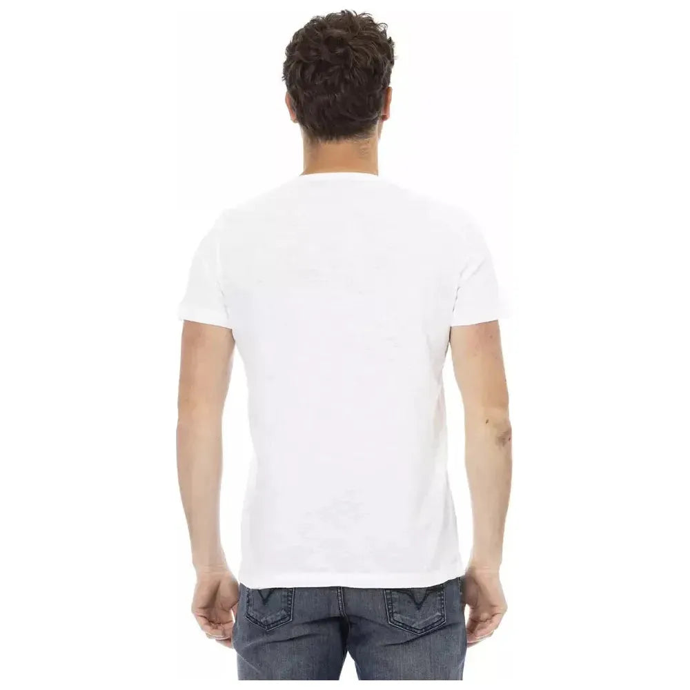 Trussardi Action White Cotton T-Shirt