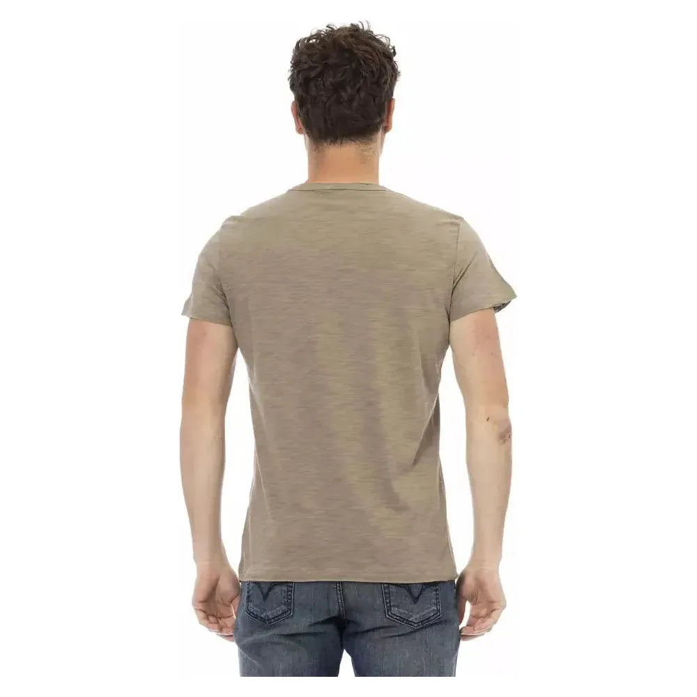 Trussardi Action Green Cotton T-Shirt