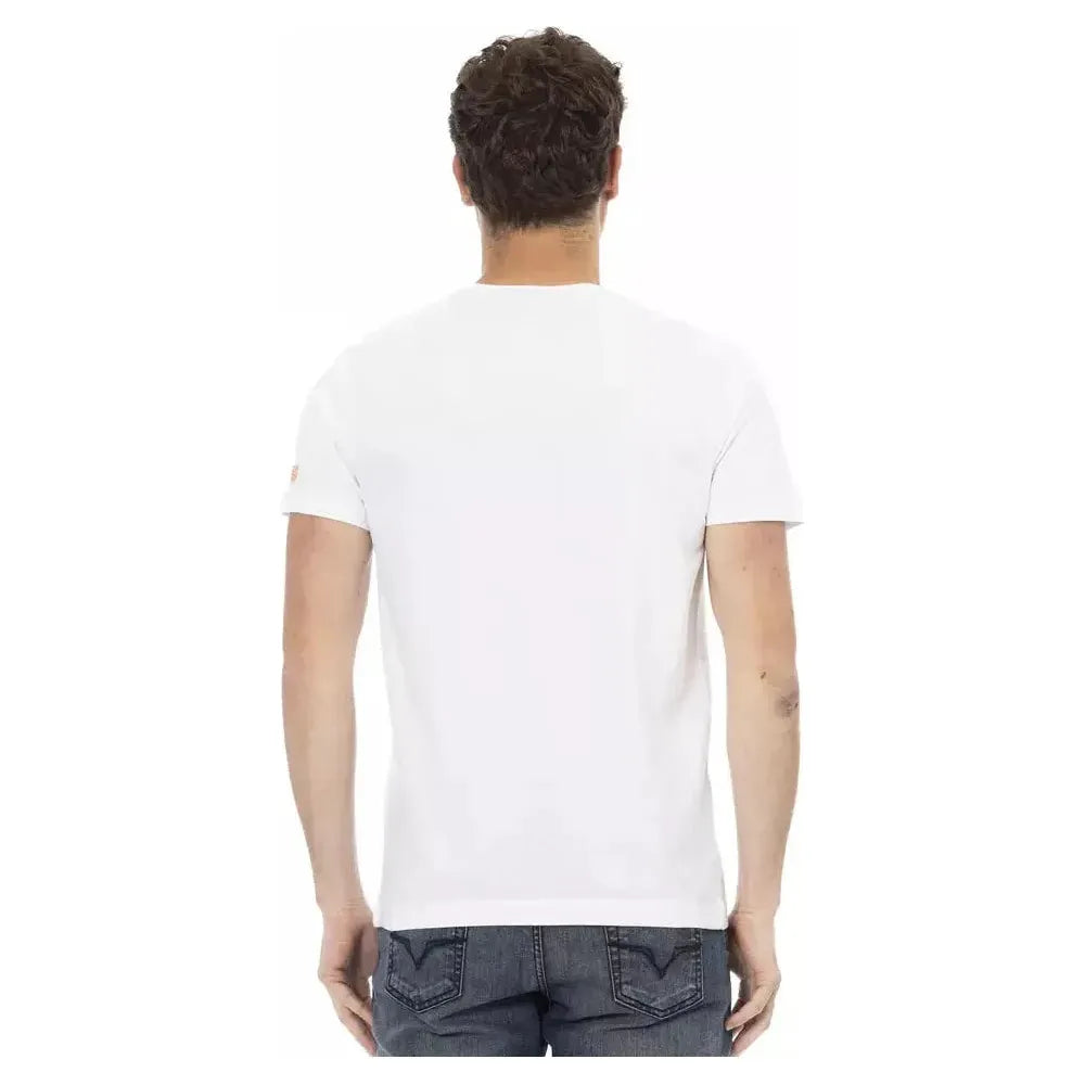 Trussardi Action White Cotton T-Shirt