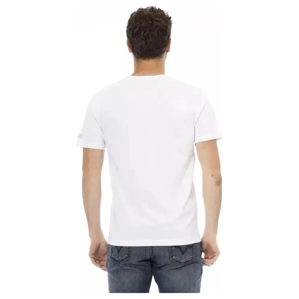 Trussardi Action White Cotton T-Shirt