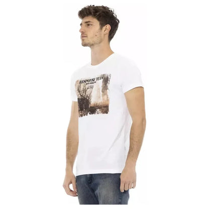Trussardi Action White Cotton Men's T-Shirt
