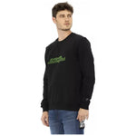 Automobili Lamborghini Black Cotton Men Sweater AU-22635-S