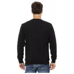 Automobili Lamborghini Black Cotton Men Sweater AU-22635-S