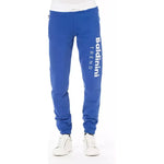 Baldinini Trend Blue Cotton Men Sport Pant BA-22491-XXL