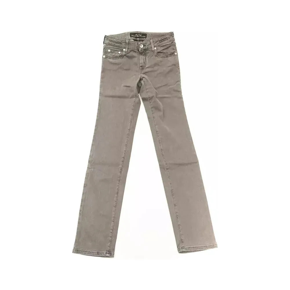 Jacob Cohen Gray Cotton-Like Jeans Denim
