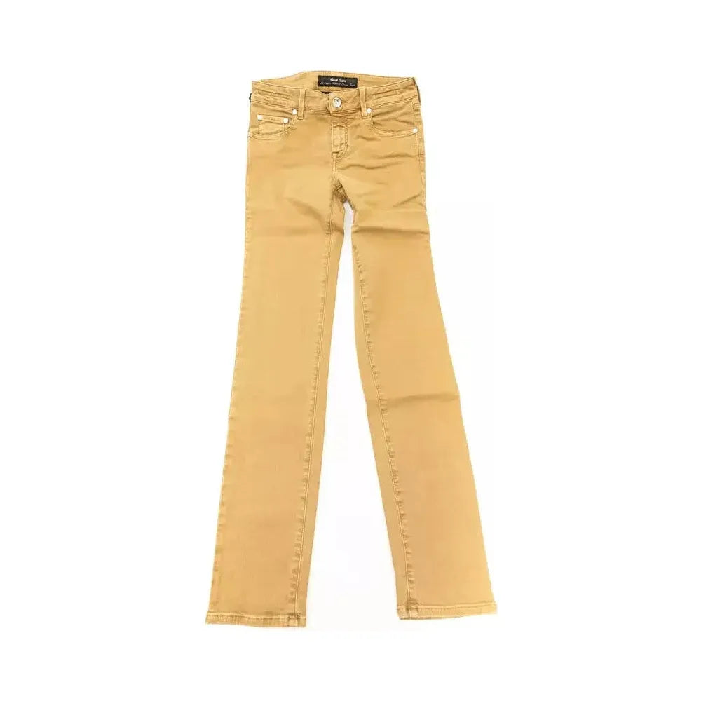 Jacob Cohen Beige Cotton Jeans Denim