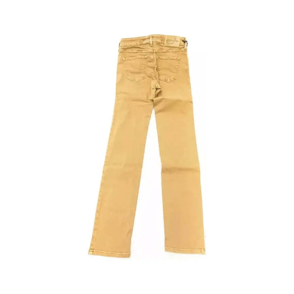 Jacob Cohen Beige Cotton Jeans Denim