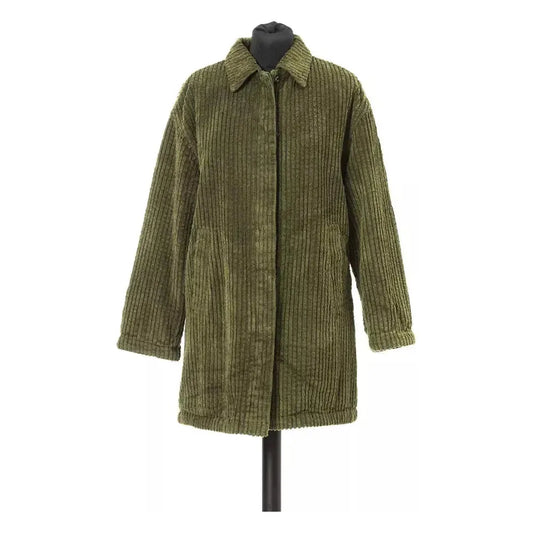 Jacob Cohen Green Cotton Women Jacket WOMAN COATS & JACKETS