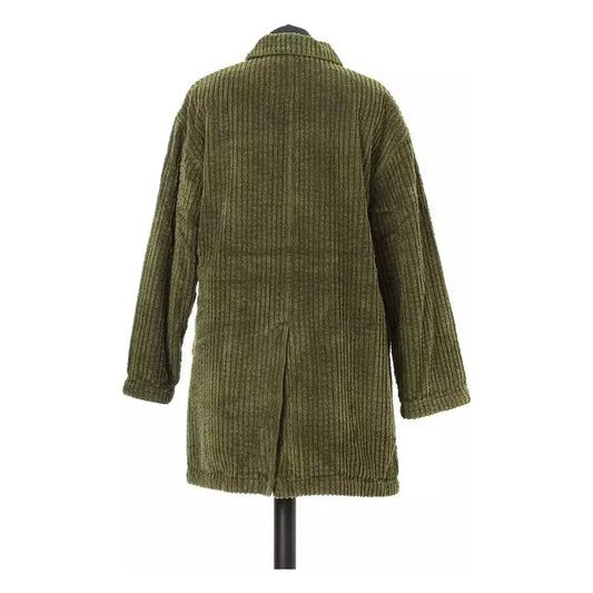 Jacob Cohen Green Cotton Women Jacket WOMAN COATS & JACKETS
