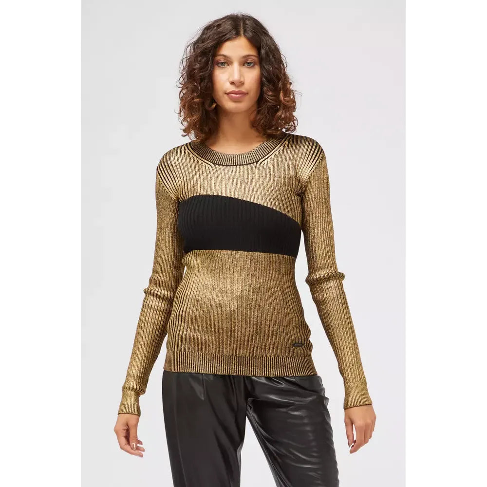Custo Barcelona Gold Wool Sweater