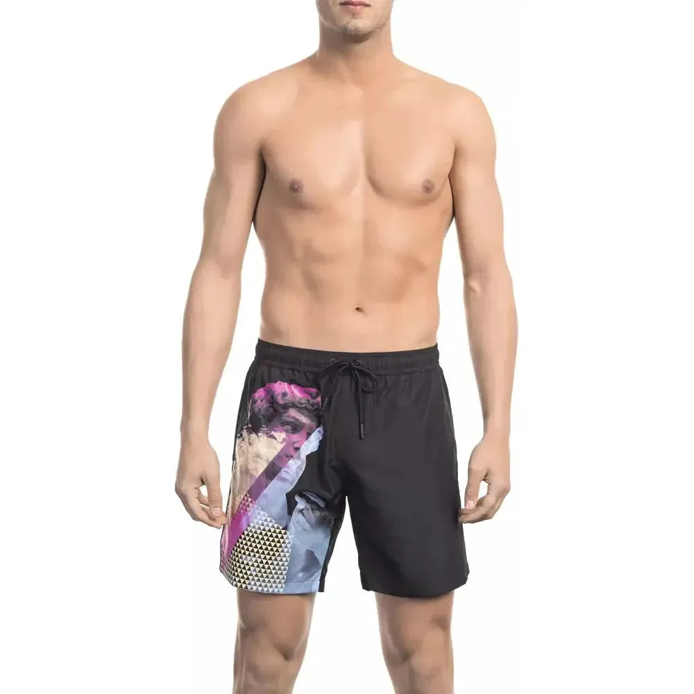 Bikkembergs Black Polyester Swimwear