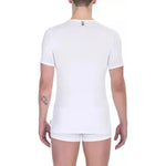 Bikkembergs White Cotton Men T-Shirt BI-21796-S