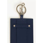 Trussardi Blue Leather Men Keychain Trussardi Beige
