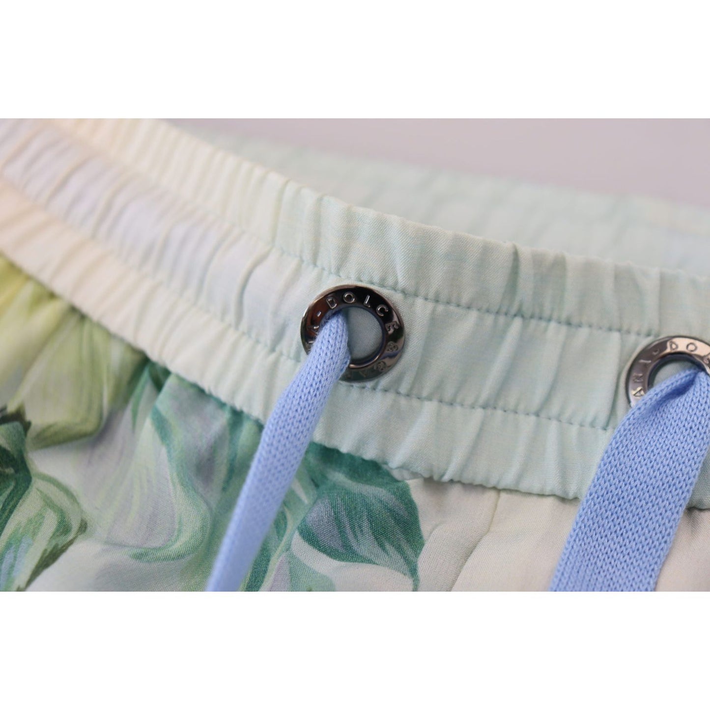 Dolce & Gabbana White Floral Printed Men Jogger Pants Dolce & Gabbana