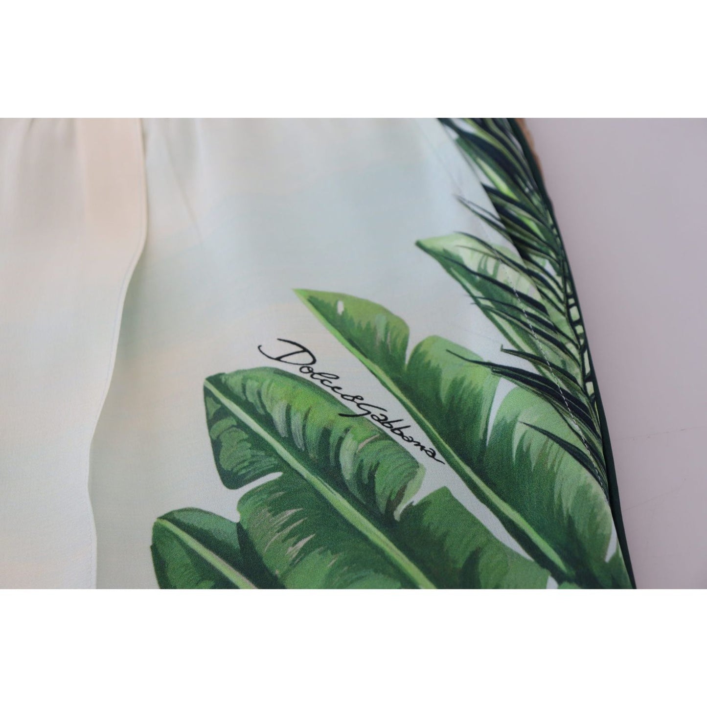 Dolce & Gabbana White Floral Printed Men Jogger Pants Dolce & Gabbana