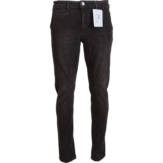 Acht Brown Cotton Straight Fit Men Casual Pants PAN74129 - 48