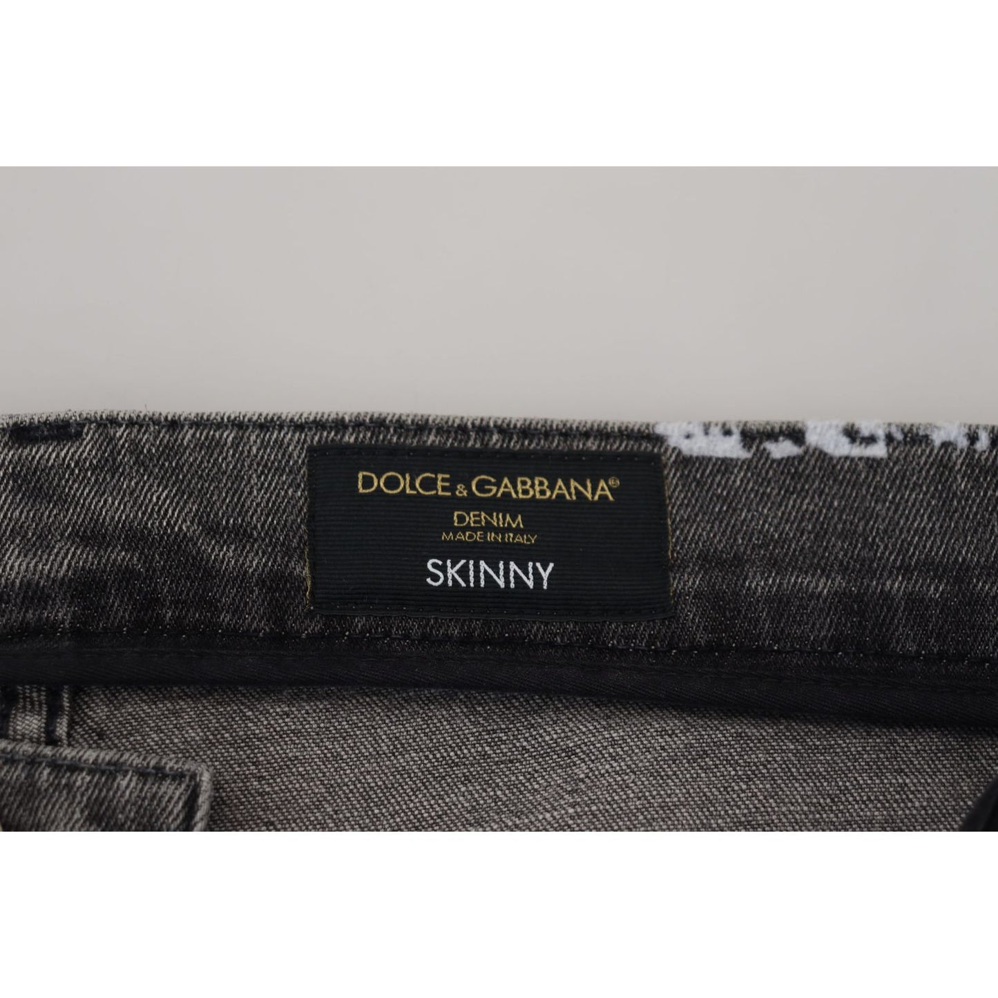 Dolce & Gabbana Multicolor Cotton Tie Dye Skinny Denim Jeans Dolce & Gabbana