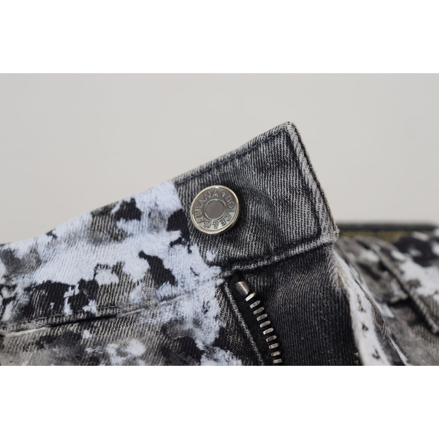 Dolce & Gabbana Multicolor Cotton Tie Dye Skinny Denim Jeans Dolce & Gabbana