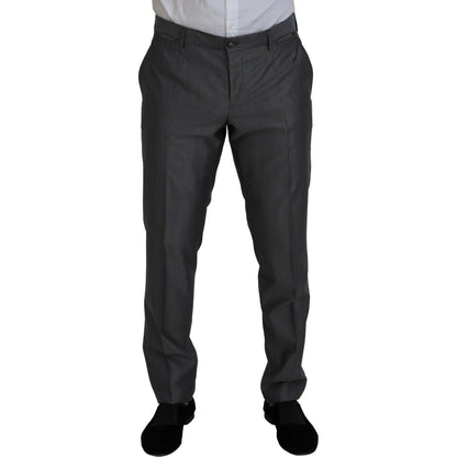 Dolce & Gabbana Gray SICILIA 3 Piece Slim Fit Suit