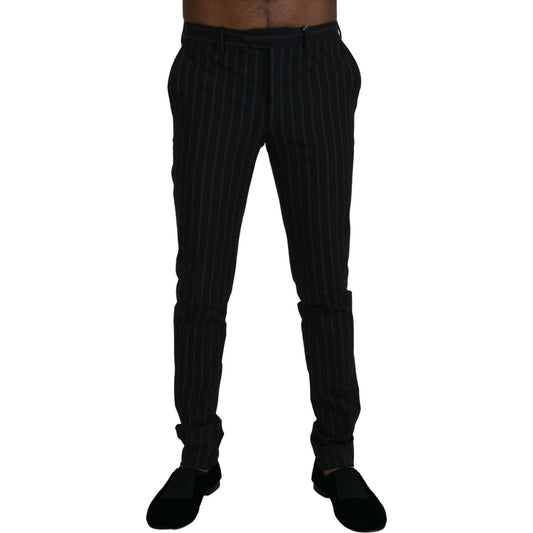 BENCIVENGA Black Stripes Viscose Dress Pants PAN74052 - 46