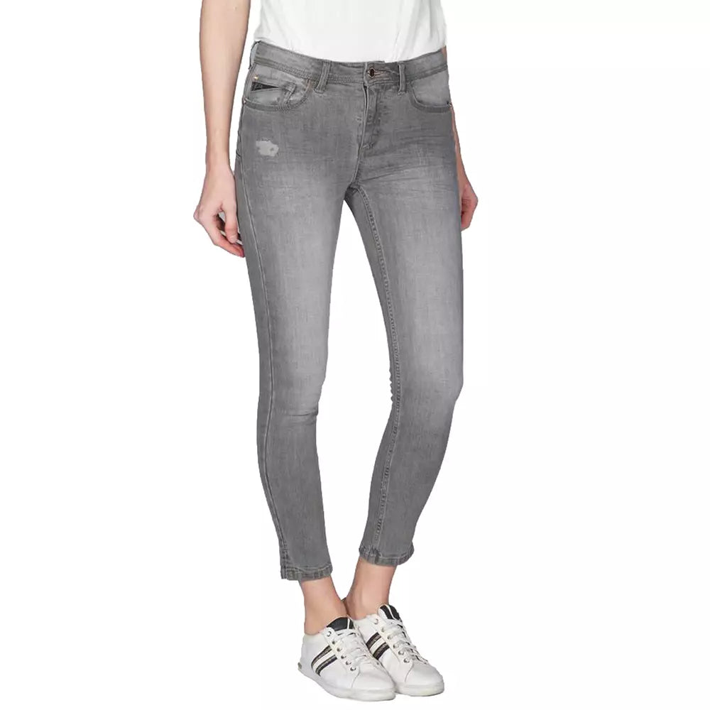 Yes Zee Gray Cotton Jeans Denim