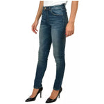 Yes Zee Blue Cotton Women's Skinny Jean YE-10570-W25