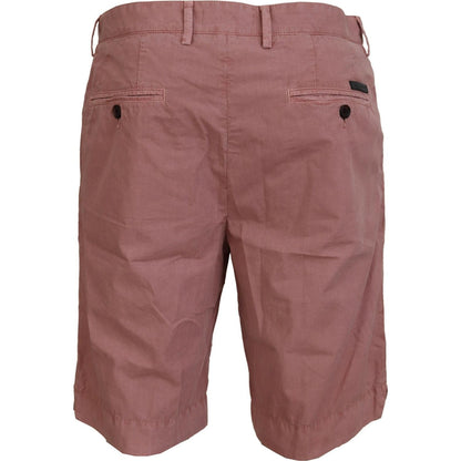 Dolce & Gabbana Pink Chinos Cotton Casual Mens Shorts