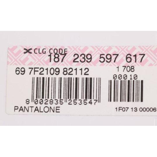 GF Ferre Blue Cotton Stretch Chinos Pants