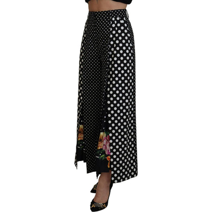 Dolce & Gabbana Multicolor Polka Dots High Waist Pants Dolce & Gabbana