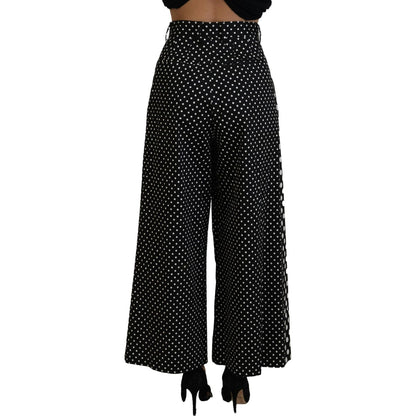 Dolce & Gabbana Multicolor Polka Dots High Waist Pants Dolce & Gabbana