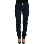 Acht Blue Cotton Low Waist Slim Fit Women Casual Denim Jeans PAN71822- 26