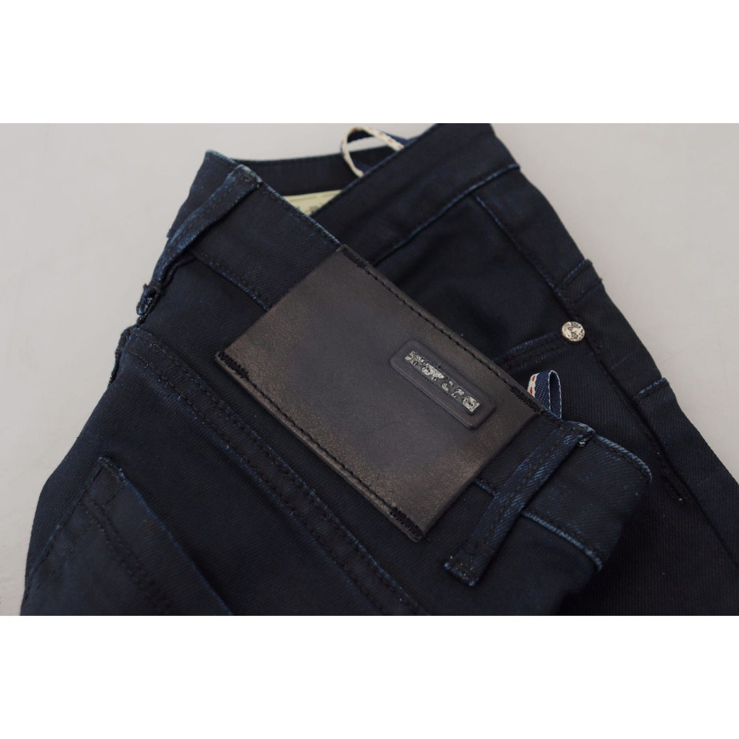 Acht Blue Cotton Low Waist Slim Fit Women Casual Denim Jeans PAN71822- 26