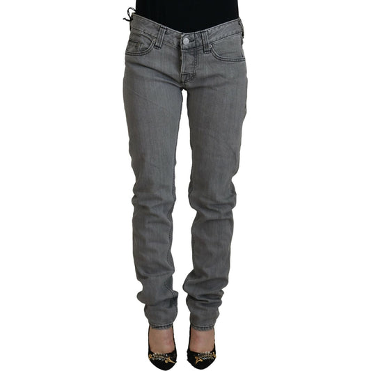 Care Label Gray Washed Cotton Skinny Women Casual Denim Jeans PAN72684- 28