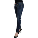 Acht Blue Cotton Low Waist Skinny Women Casual Jeans PAN74074- 26