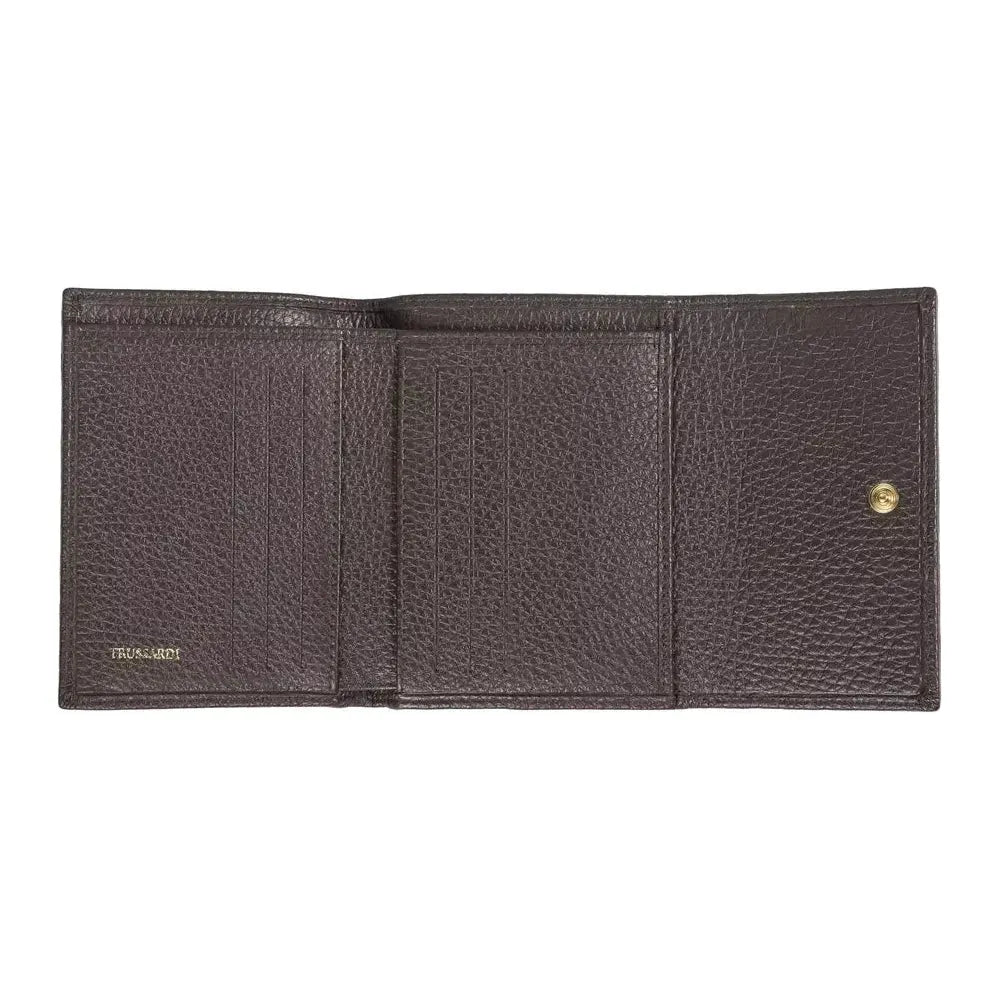 Trussardi Brown Leather Women Wallet
