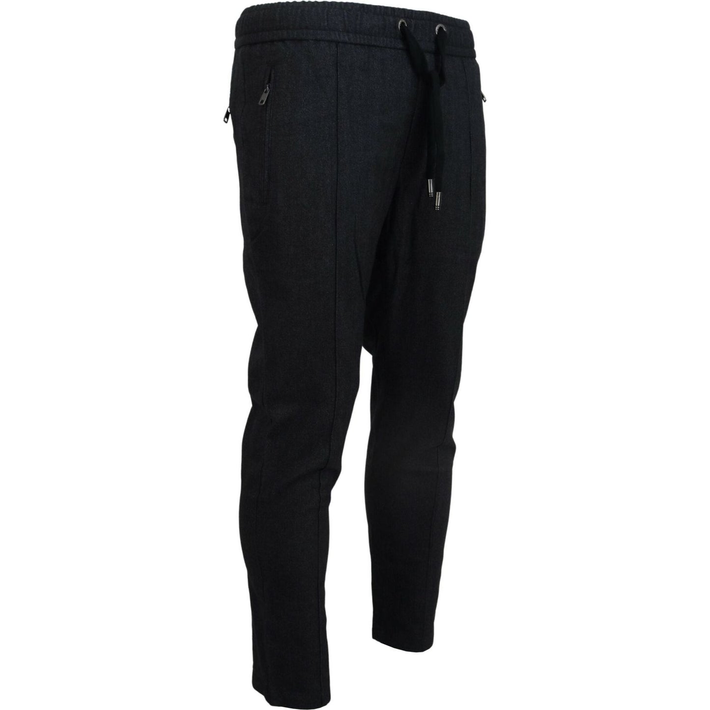 Dolce & Gabbana Gray Cotton Jogger Men Pants PAN74564-46