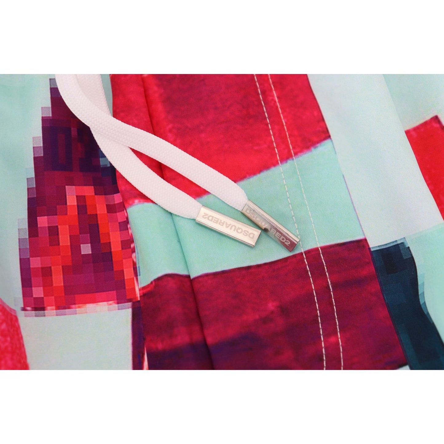 Dsquared² Multicolor Printed Beachwear Shorts Swimwear