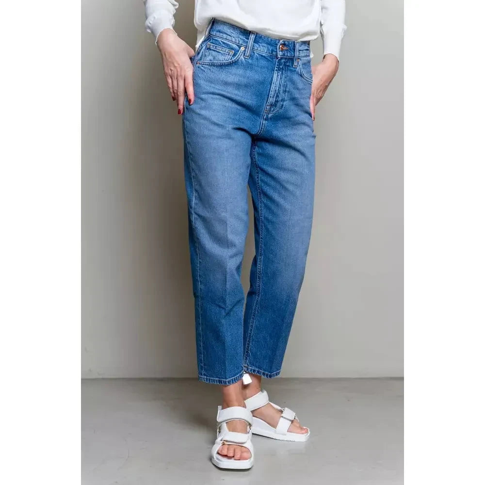 Don The Fuller Blue Cotton Jeans Denim